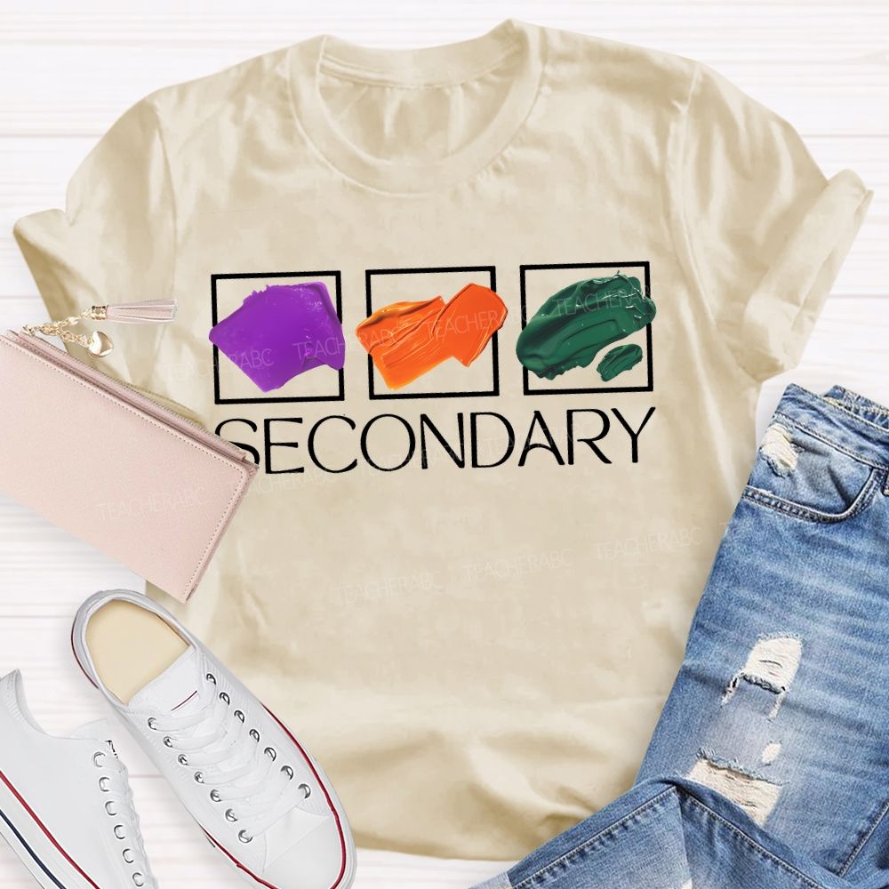 Secondary Colors Painter Artist Art Teacher T-shirt