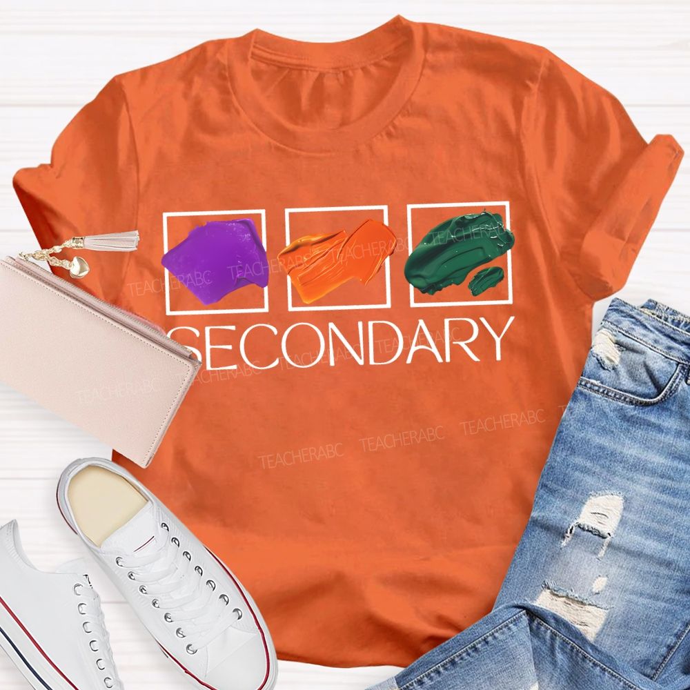 Secondary Colors Painter Artist Art Teacher T-shirt