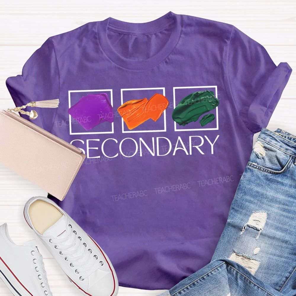 Secondary Colors Painter Artist Art Teacher T-shirt