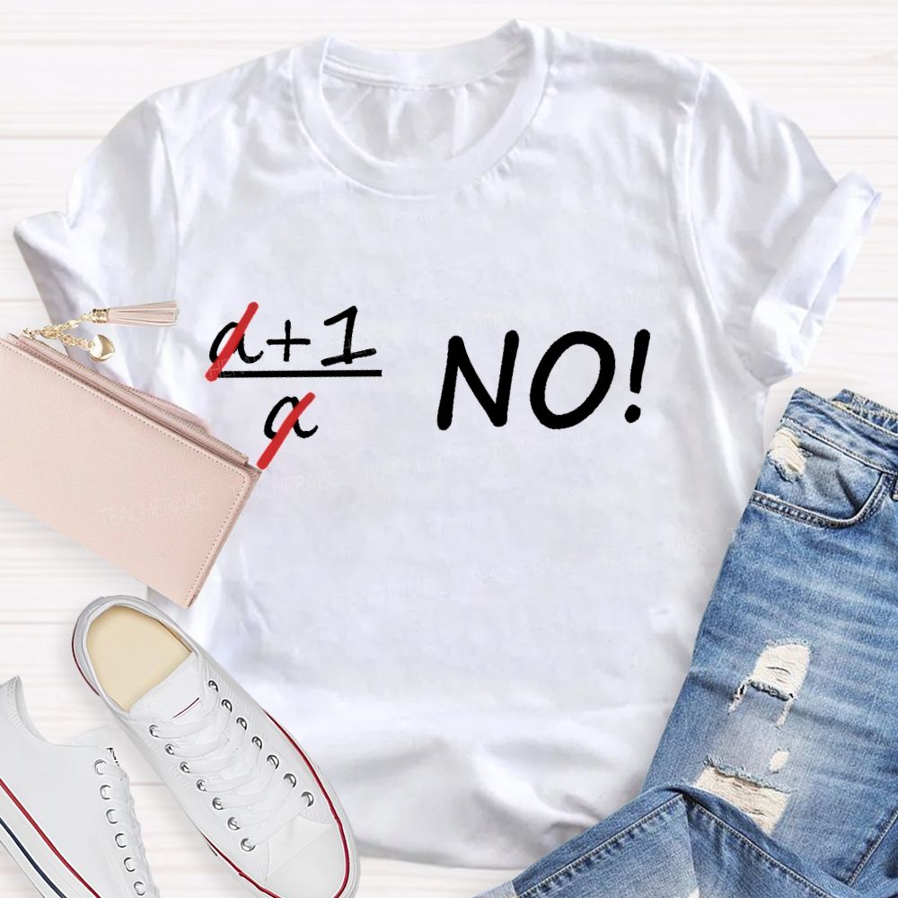 Mathematical Formula Letters Teacher T-shirt