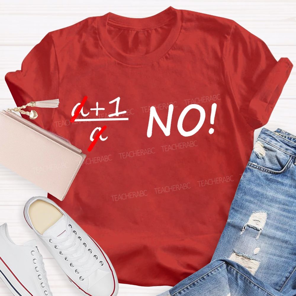 Mathematical Formula Letters Teacher T-shirt