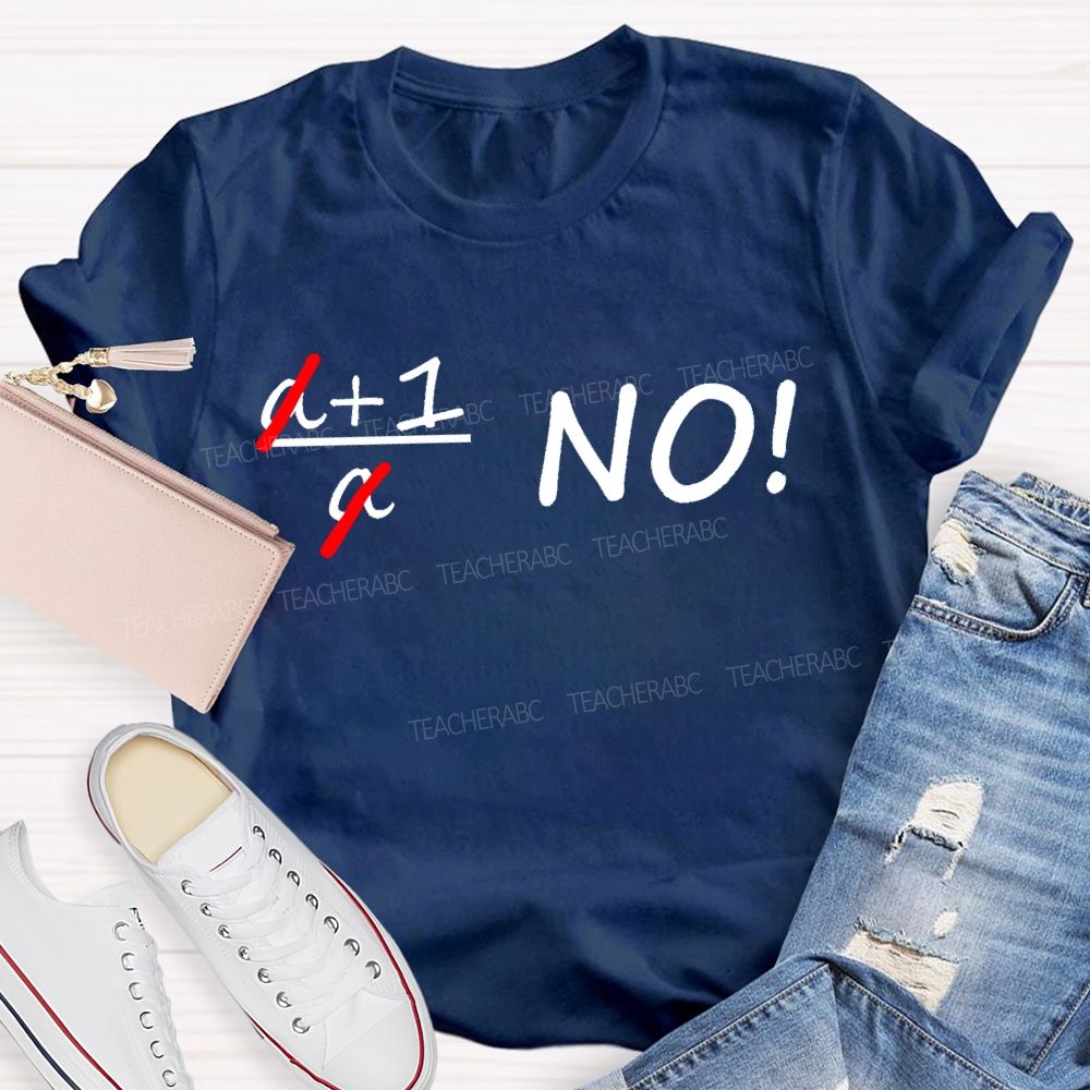 Mathematical Formula Letters Teacher T-shirt