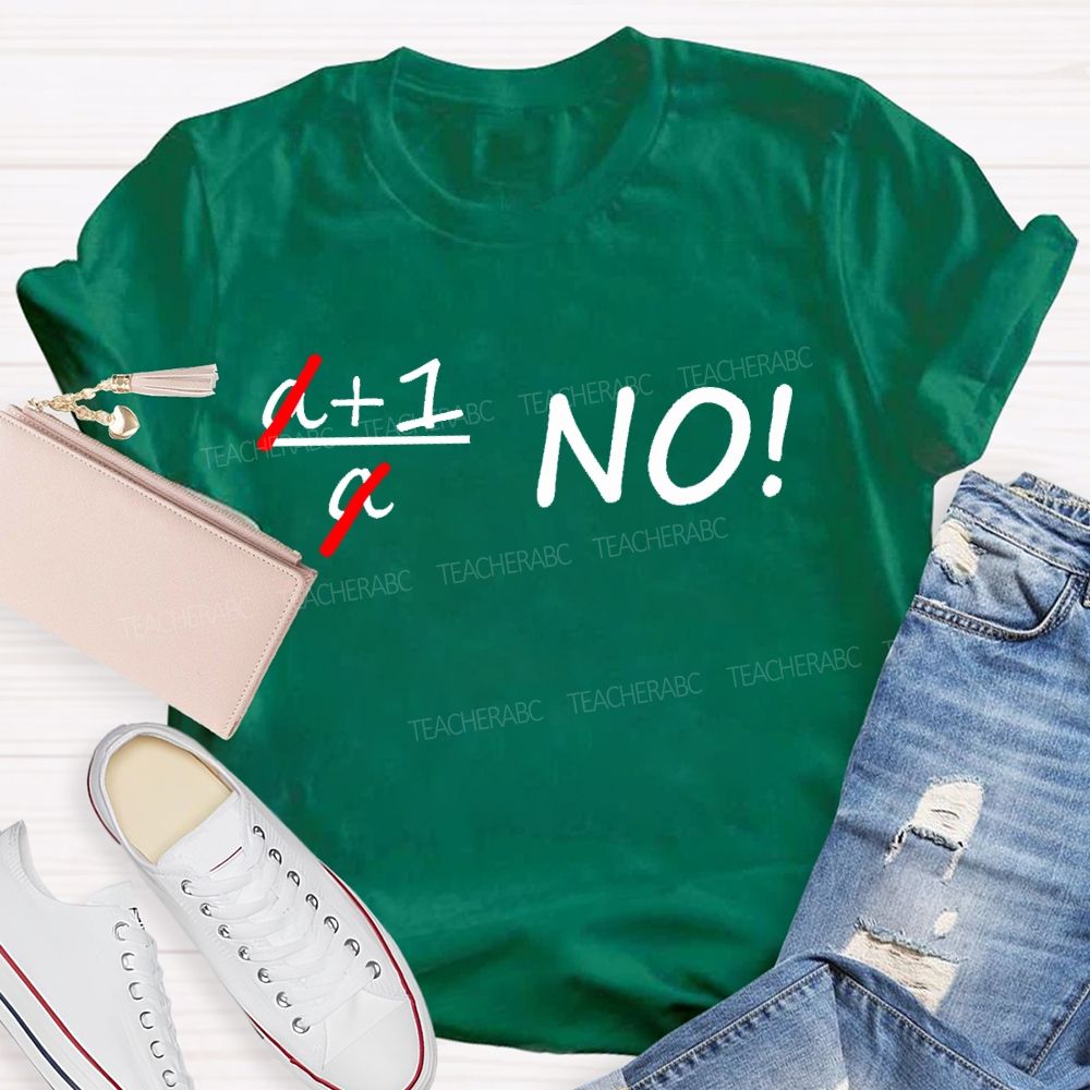Mathematical Formula Letters Teacher T-shirt