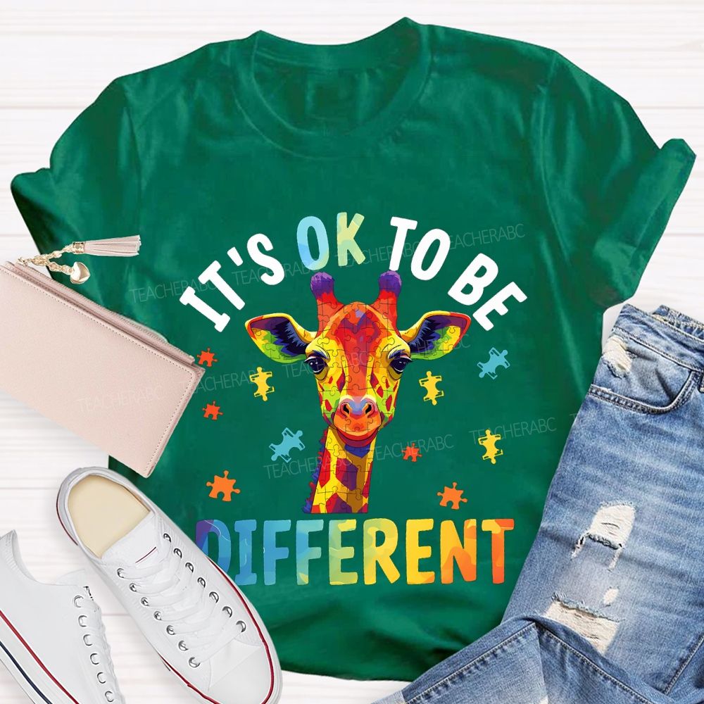 It'S Ok To Be Different Special Education T-shirt