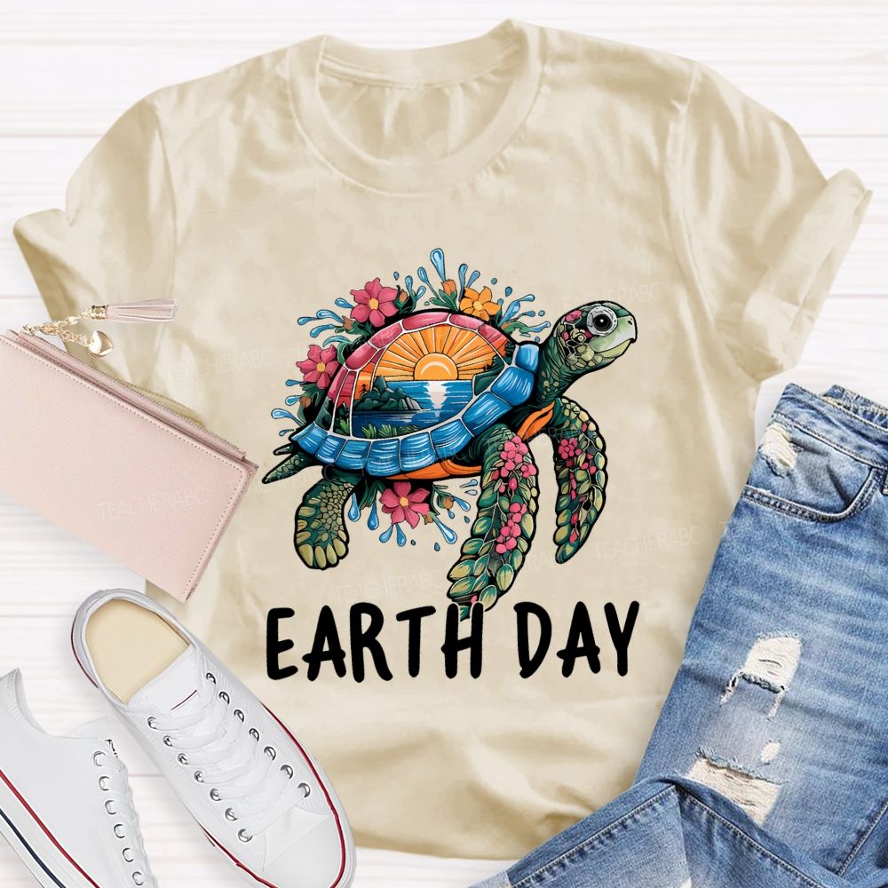 Earth Day Protect Marine Life Teacher T-shirt