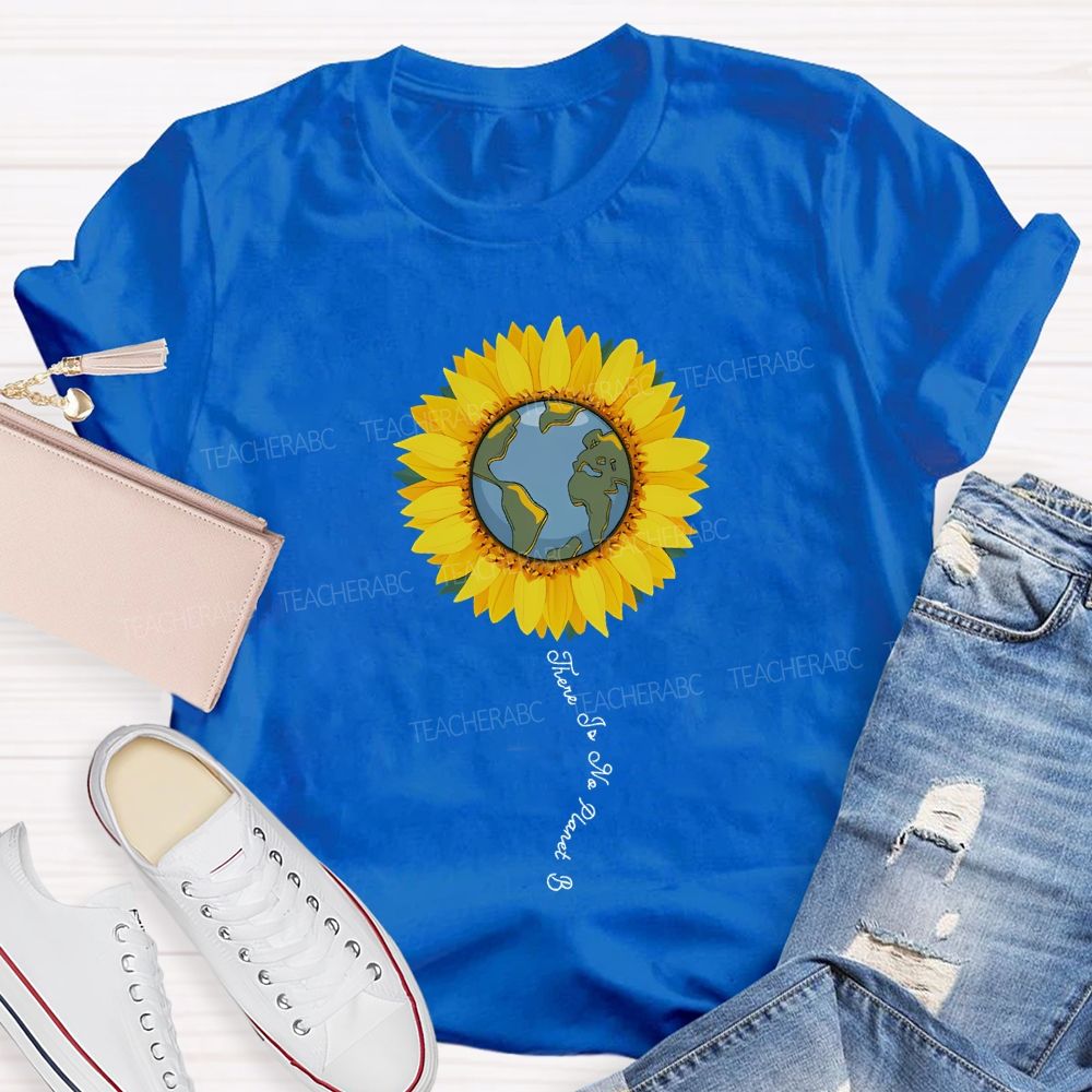 There Is No Planet B Sunflower Print T-shirt