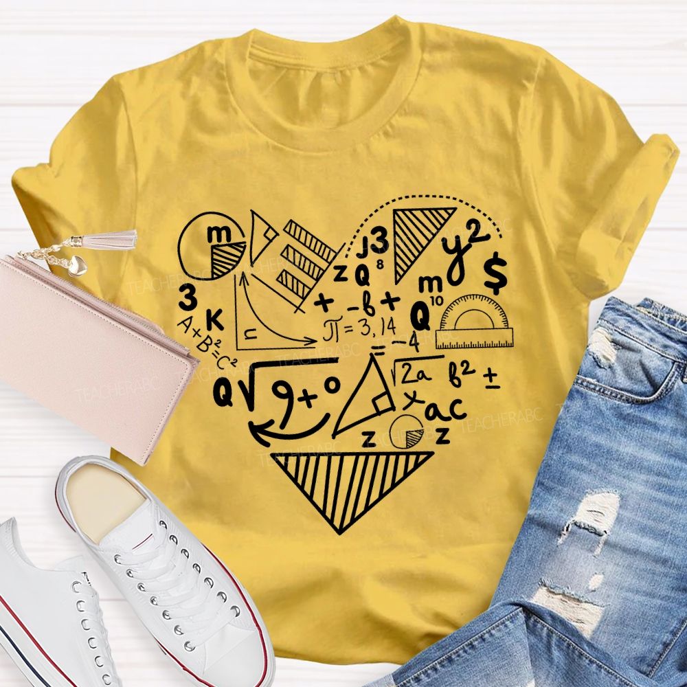 Listing Out The Formulas Makes Solving Problems Easier Teacher T-shirt