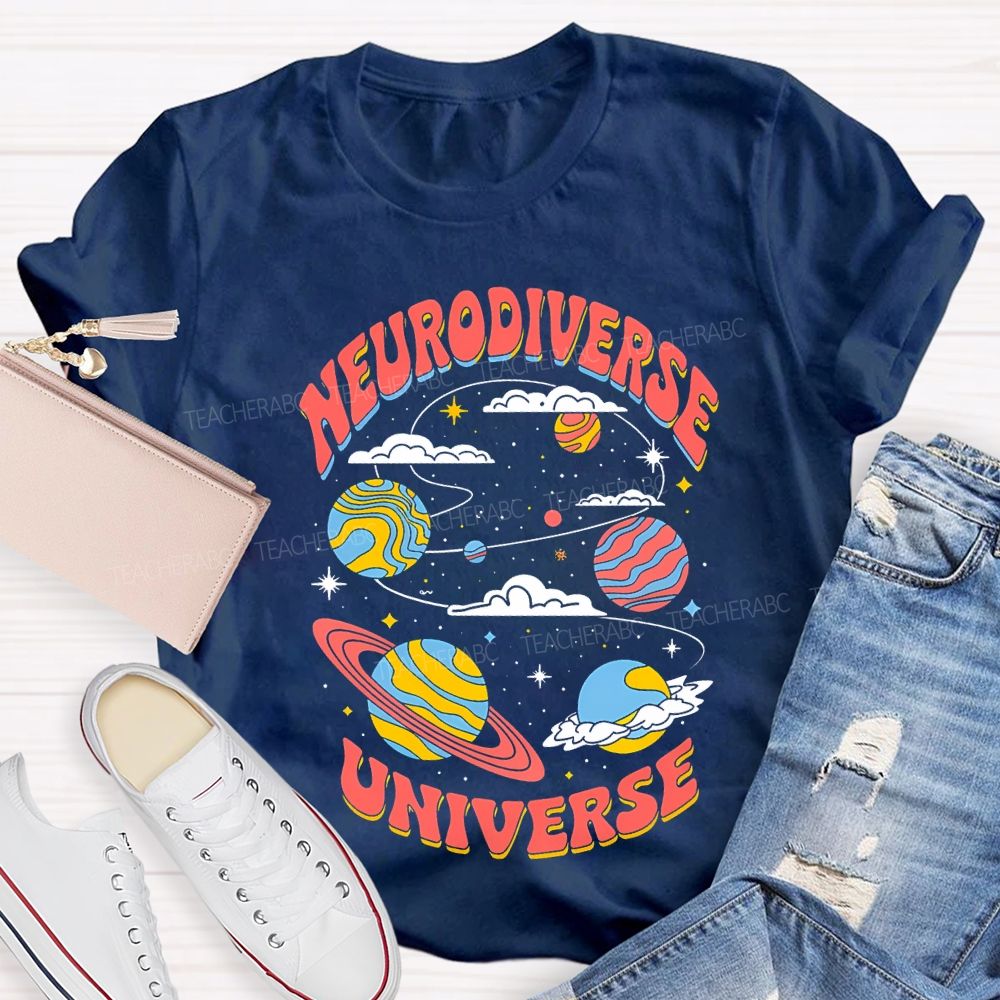 Neurodiverse Universe Special Education Teacher T-shirt