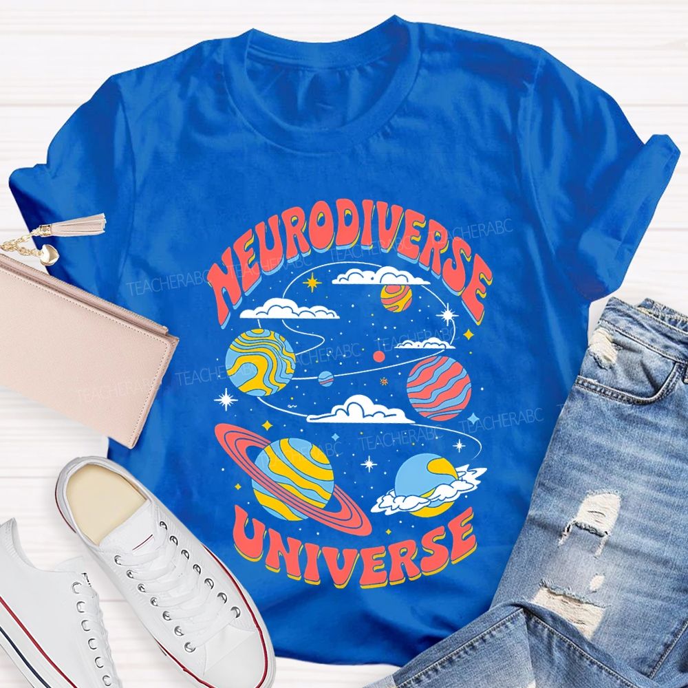Neurodiverse Universe Special Education Teacher T-shirt