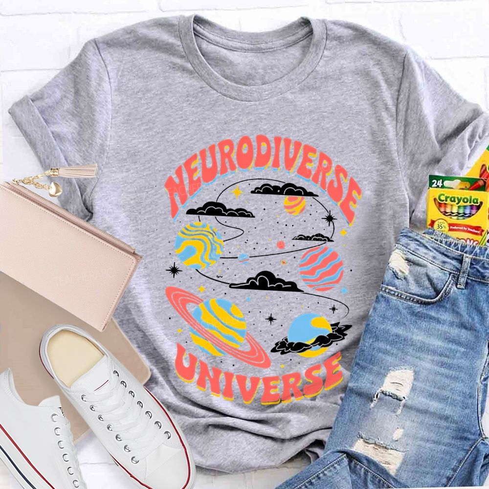 Neurodiverse Universe Special Education Teacher T-shirt