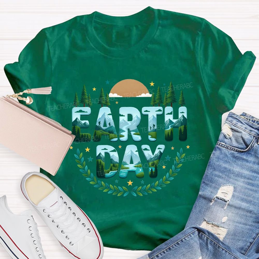 Earth Day Plant Trees Teacher T-shirt