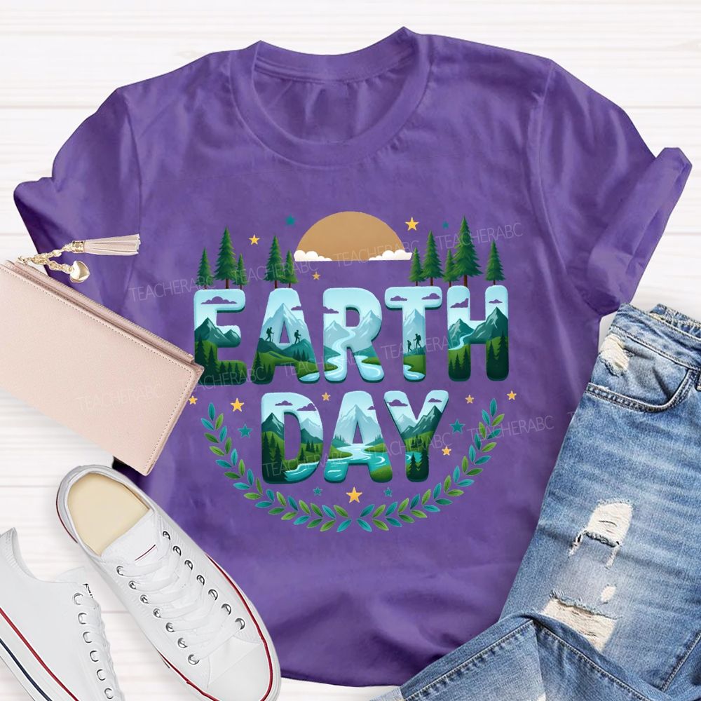 Earth Day Plant Trees Teacher T-shirt
