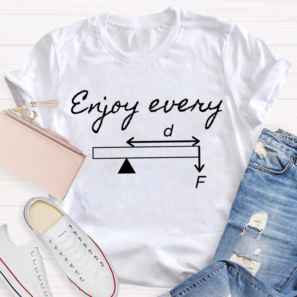Enjoy Every The Joy Of Solving Math Problems T-shirt