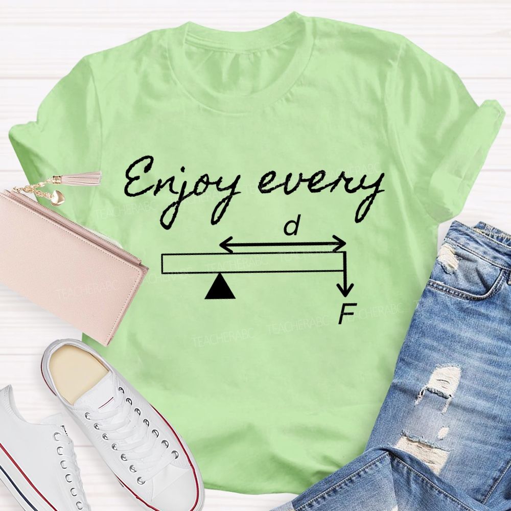 Enjoy Every The Joy Of Solving Math Problems T-shirt