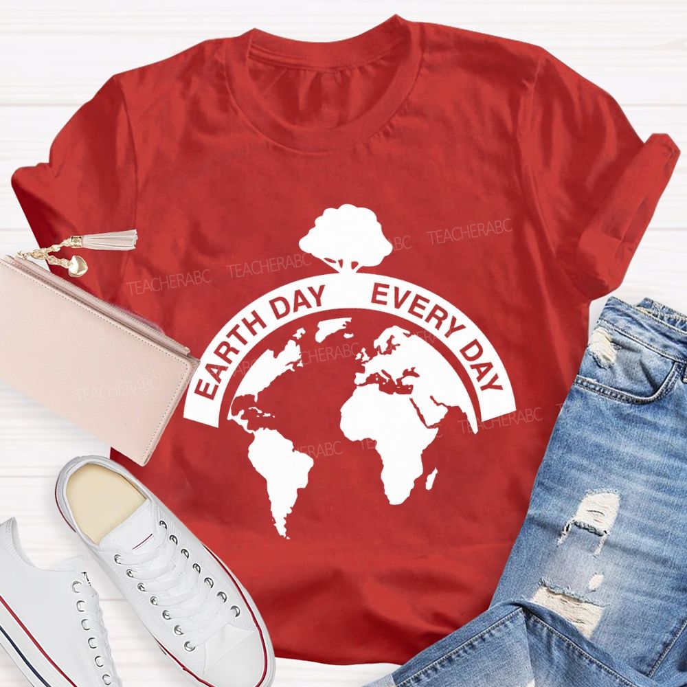 Earth Day Every Day Protect Our Planet Earth T-shirt