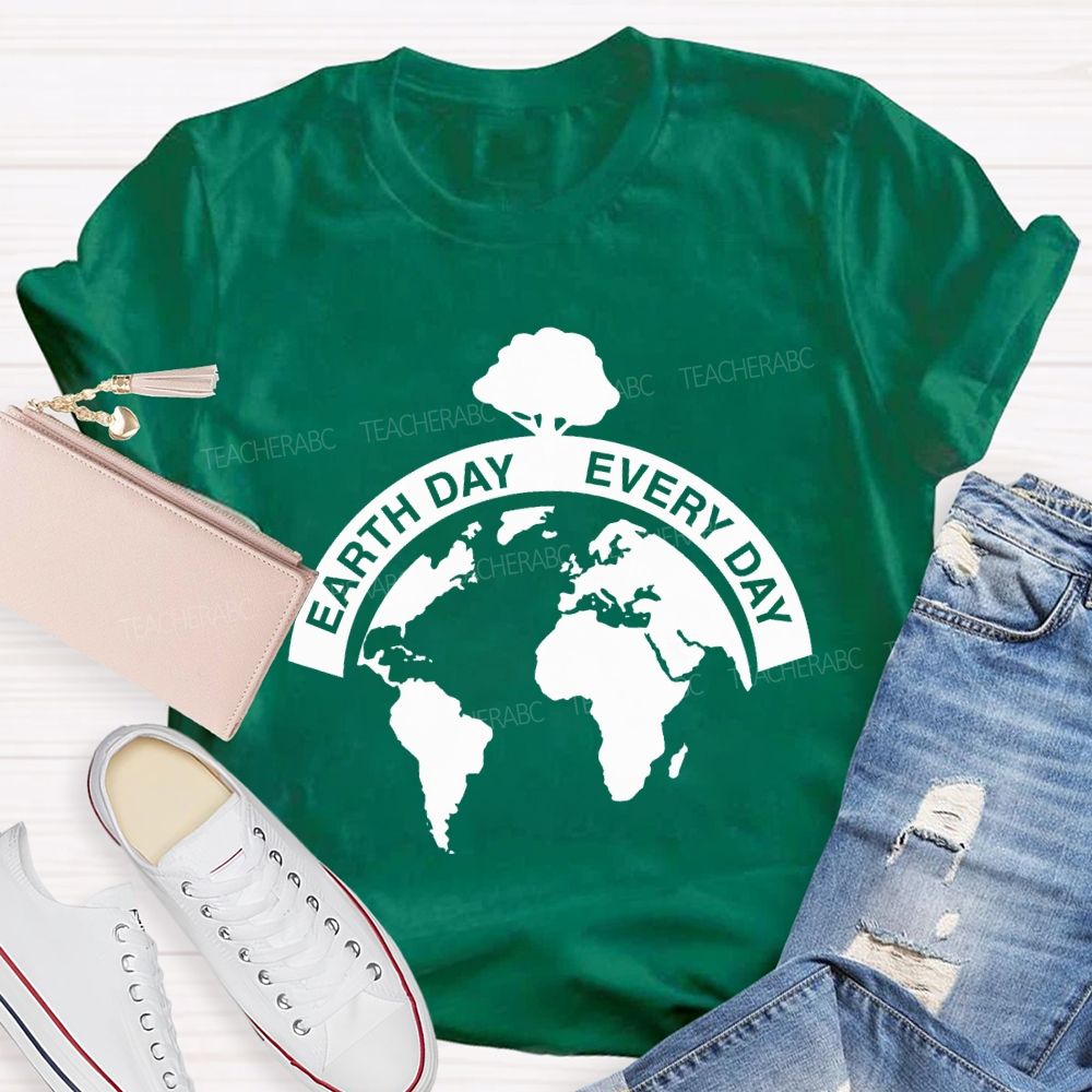 Earth Day Every Day Protect Our Planet Earth T-shirt