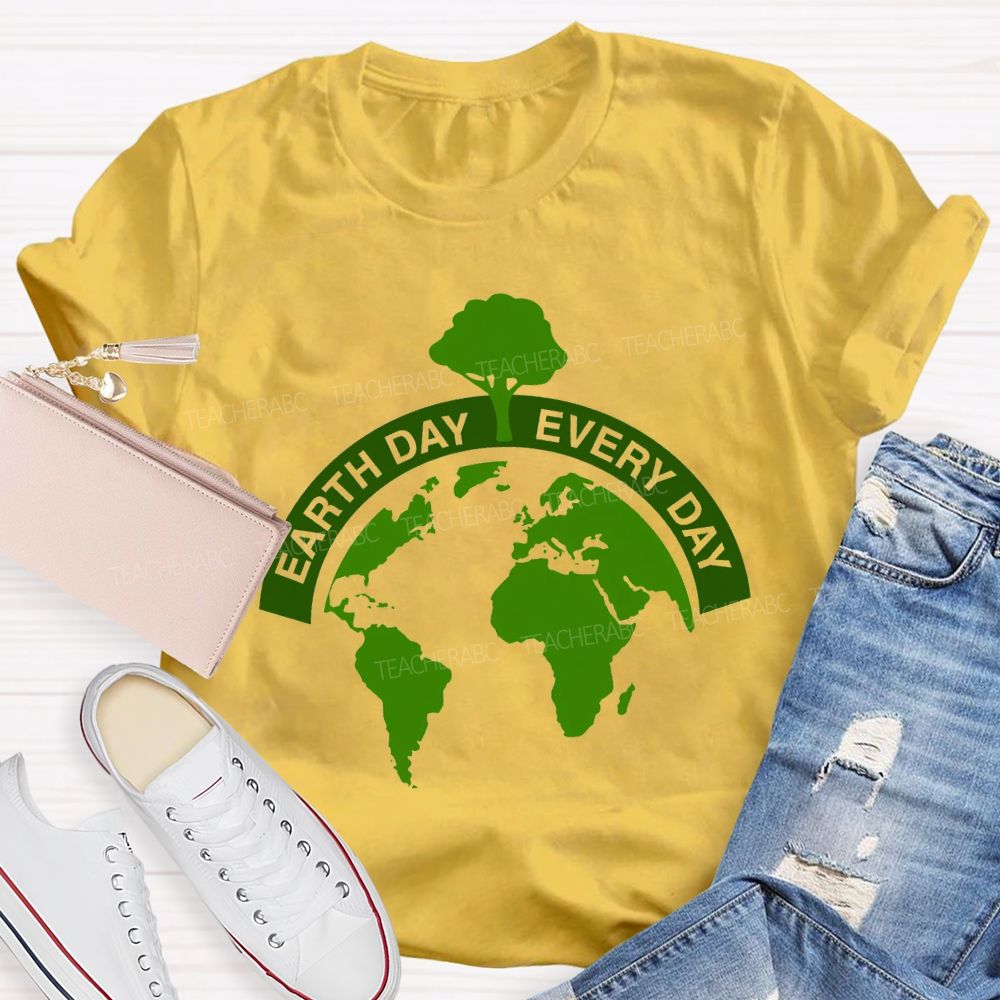 Earth Day Every Day Protect Our Planet Earth T-shirt