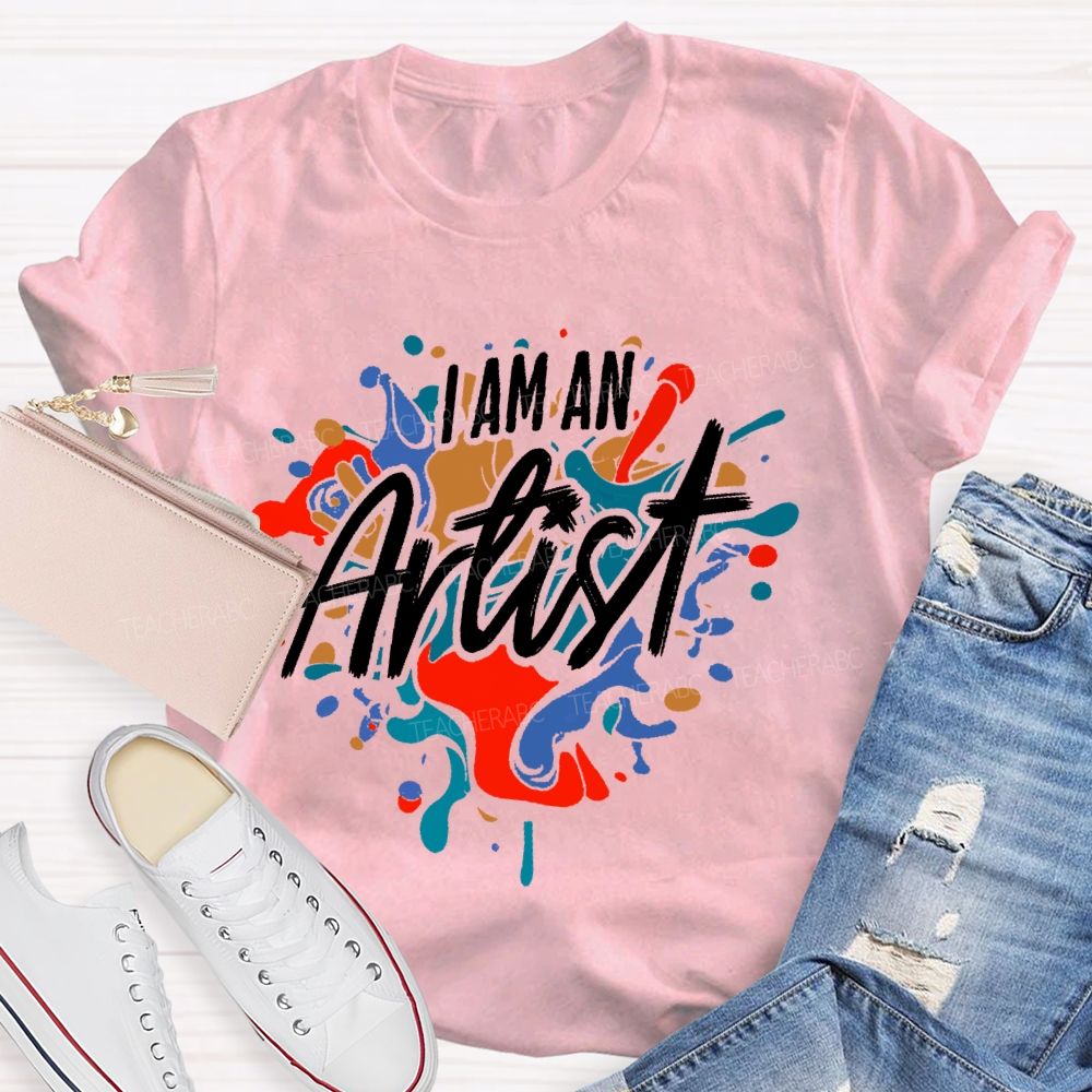 I Am An Artist Graffiti Teacher T-shirt