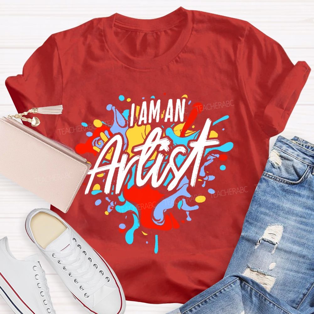 I Am An Artist Graffiti Teacher T-shirt