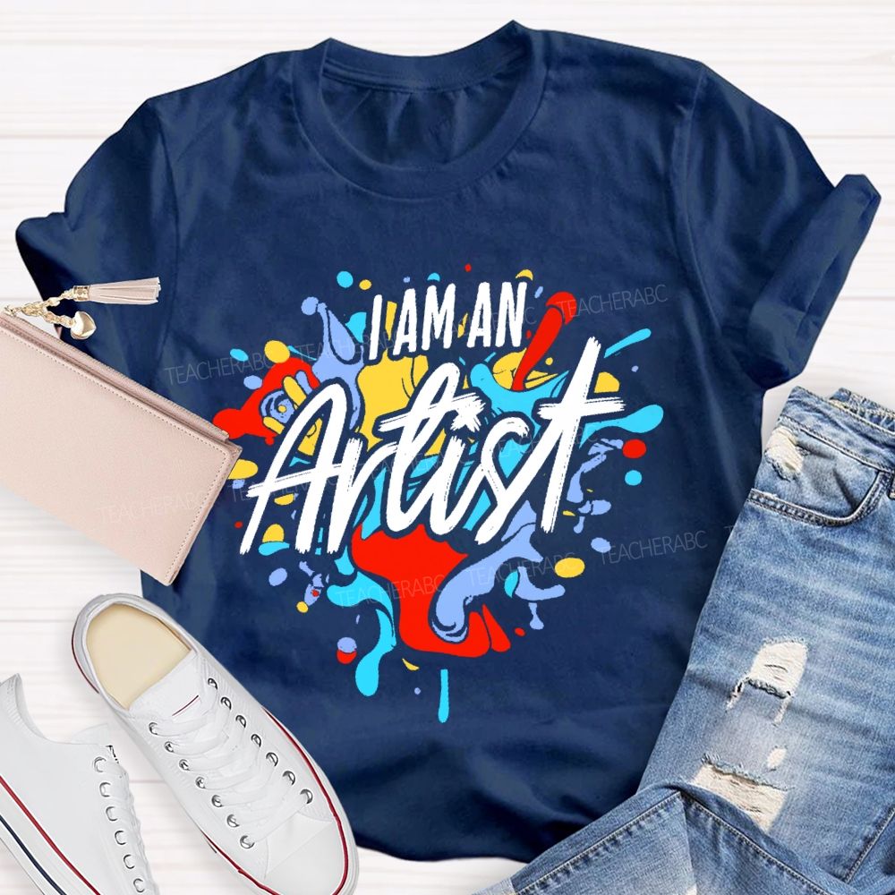 I Am An Artist Graffiti Teacher T-shirt