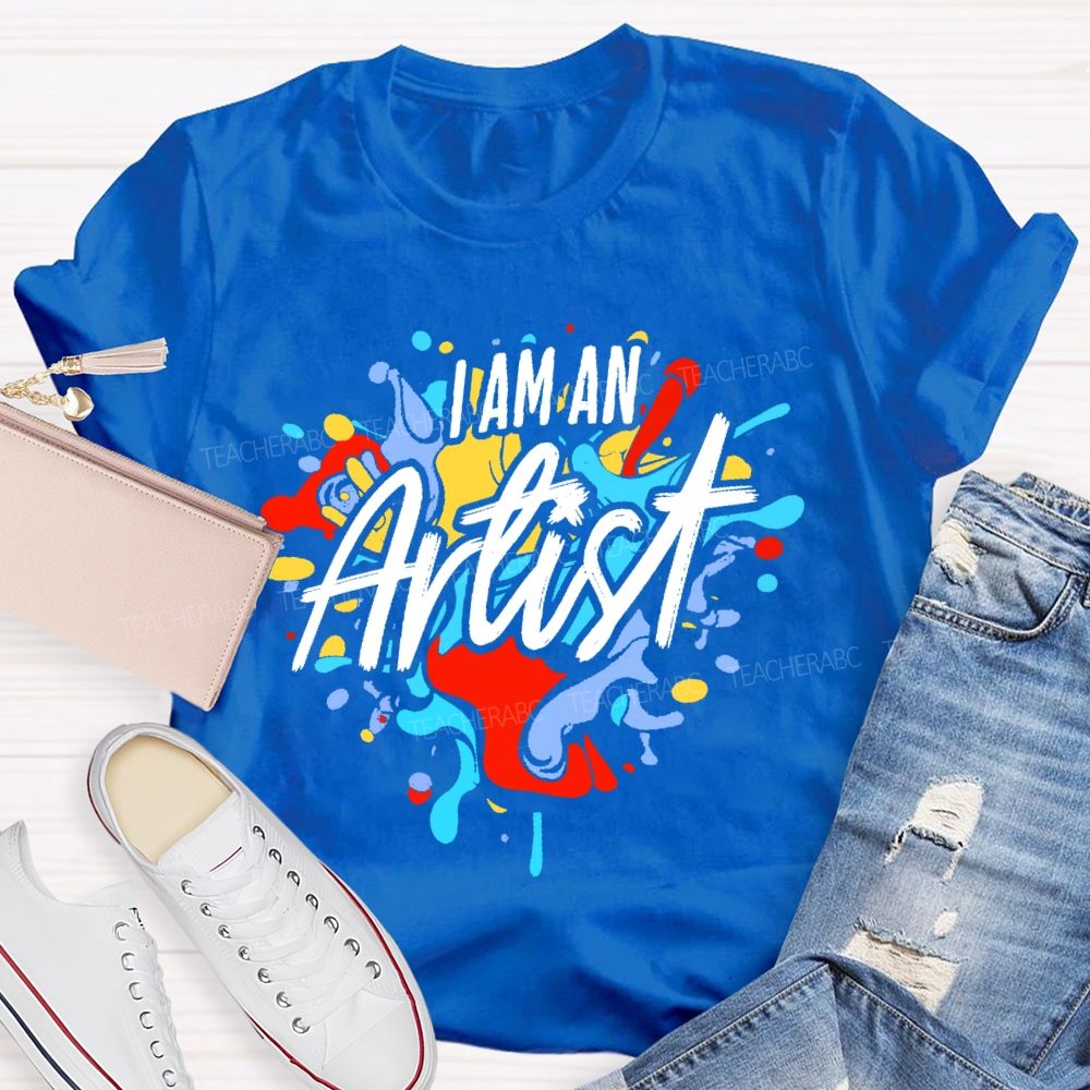 I Am An Artist Graffiti Teacher T-shirt