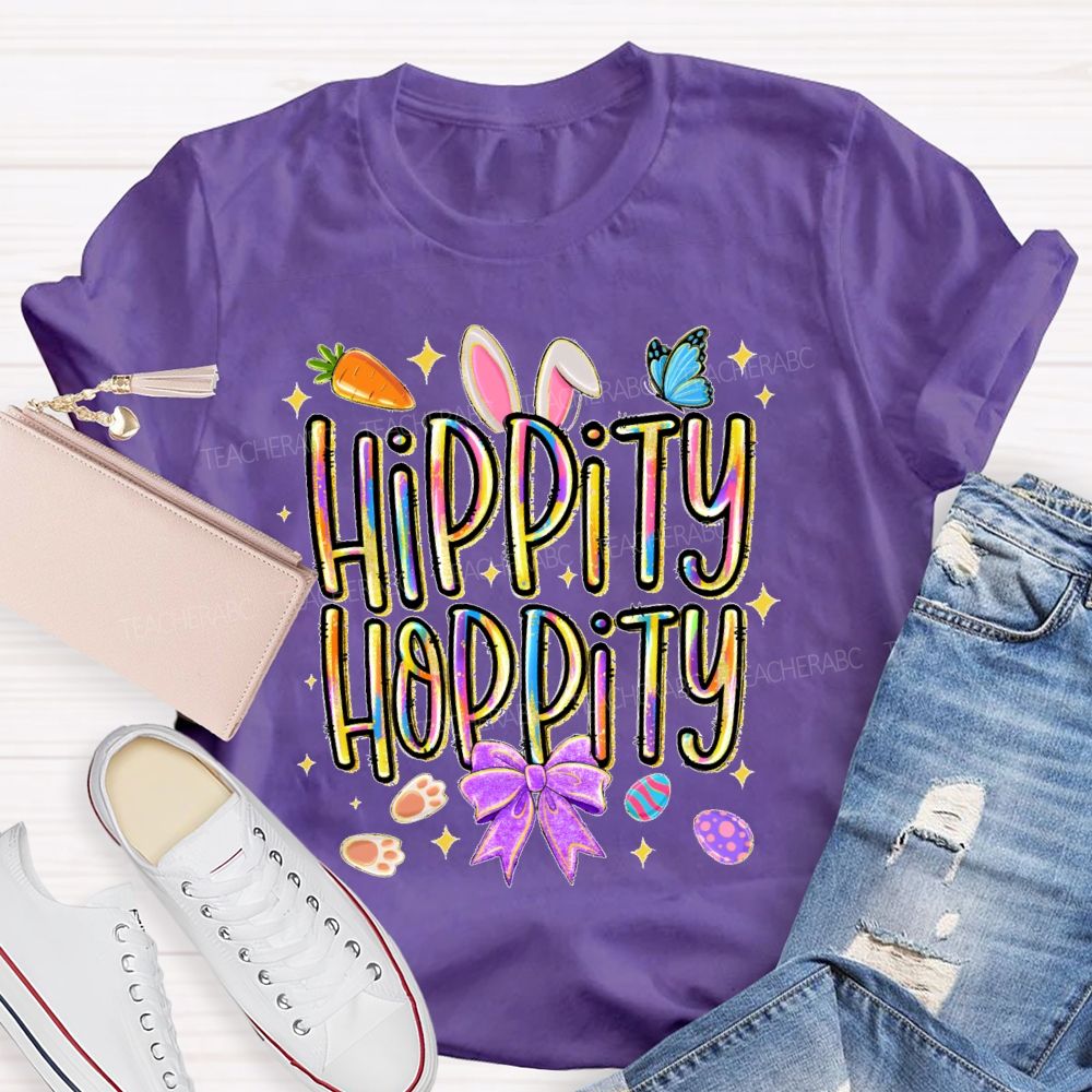 Hippity Hoppity Easter Teacher T-shirt