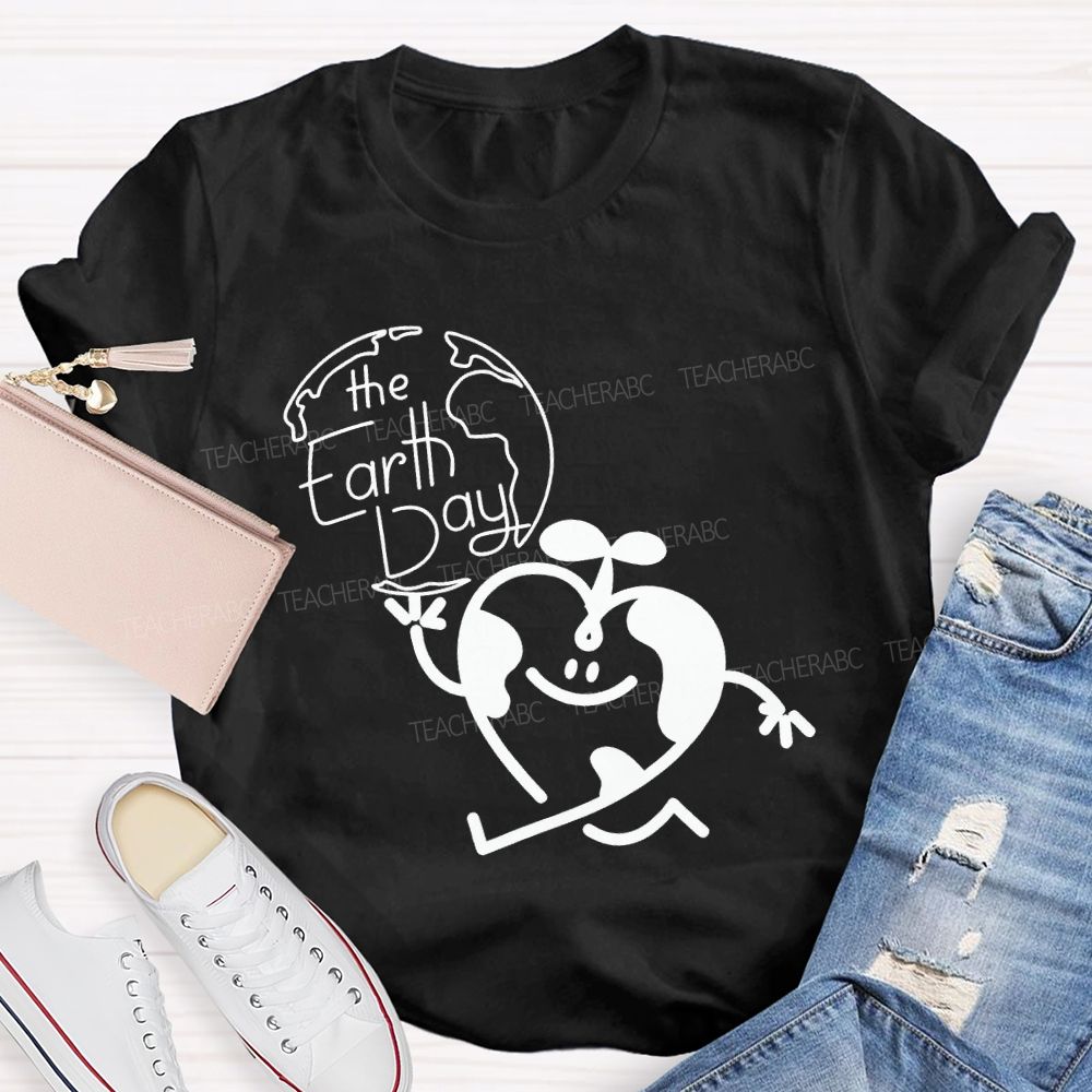 The Earth Day And Heart T-shirt