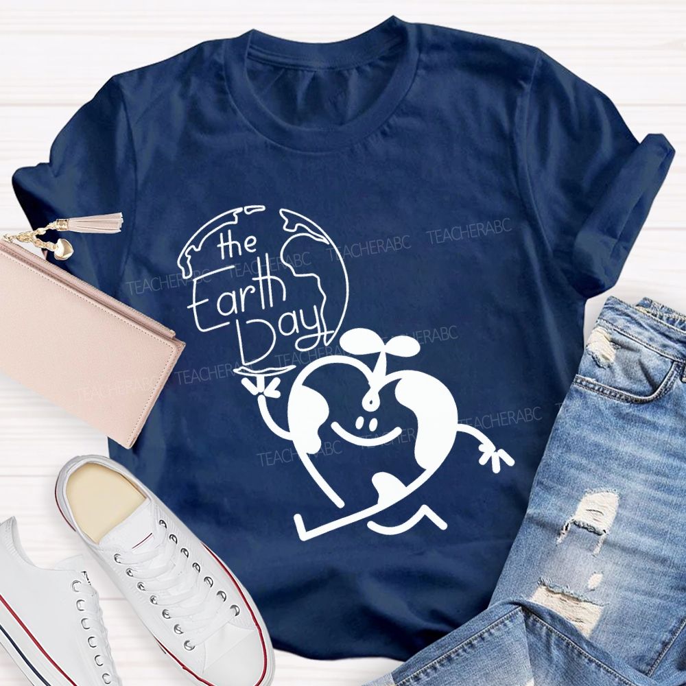 The Earth Day And Heart T-shirt