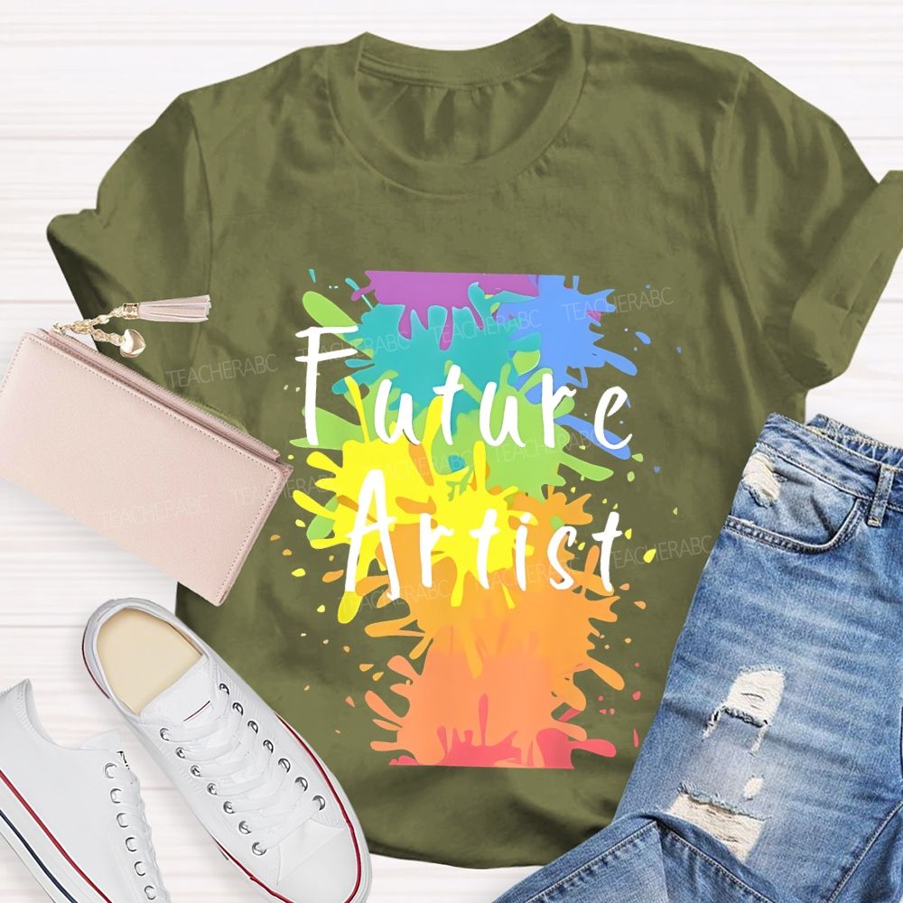 Future Artist Pattern Teacher T-shirt