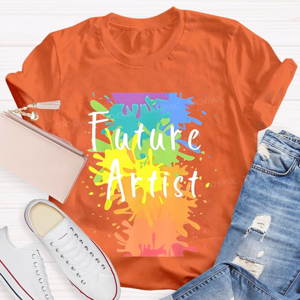 Future Artist Pattern Teacher T-shirt