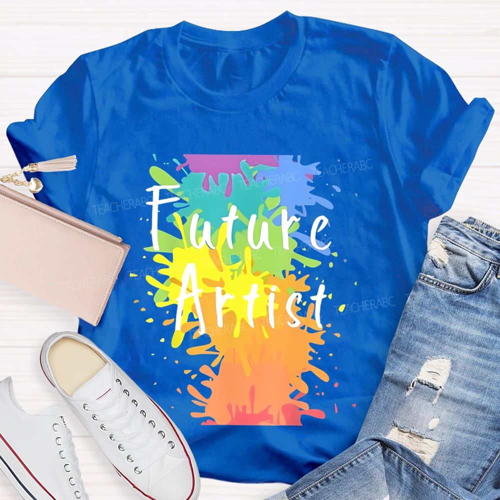 Future Artist Pattern Teacher T-shirt