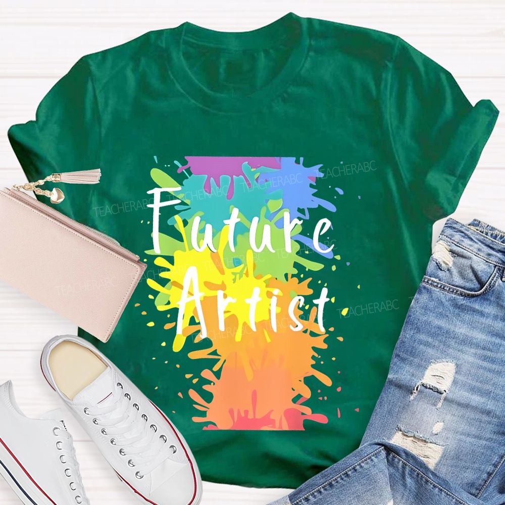 Future Artist Pattern Teacher T-shirt