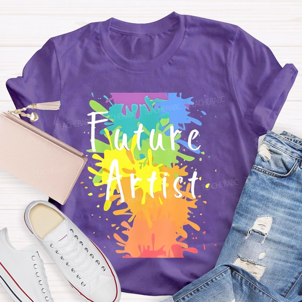 Future Artist Pattern Teacher T-shirt