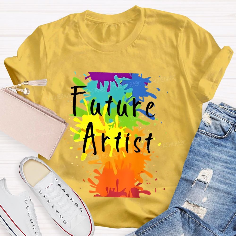 Future Artist Pattern Teacher T-shirt