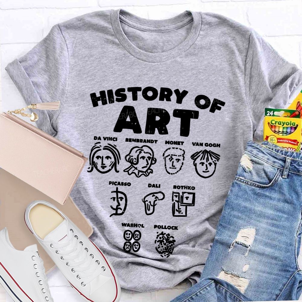 History Of Art Da Vinci Teacher T-shirt