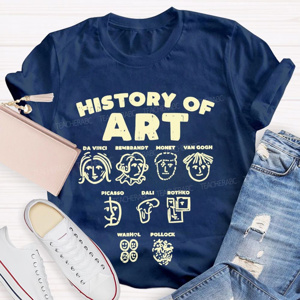 History Of Art Da Vinci Teacher T-shirt