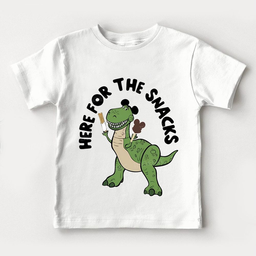 Here For The Snacks Toddler T-shirts