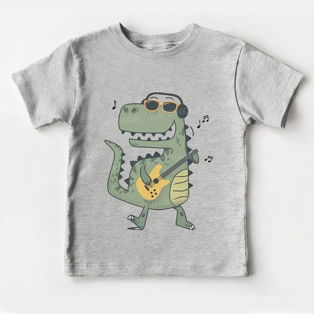 Music Dinosaur Toddler T-shirts