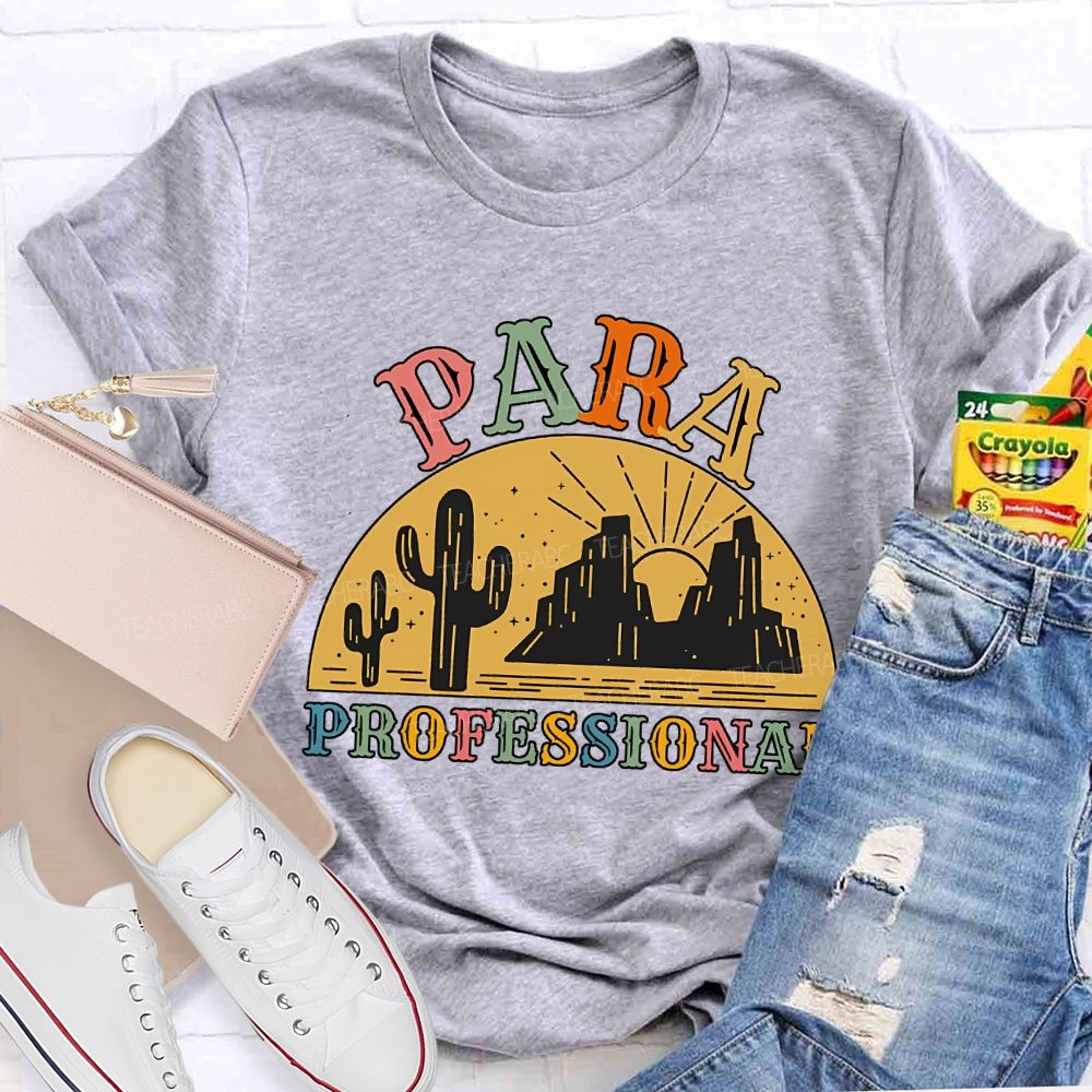Para Professional And Colored Fonts T-shirt