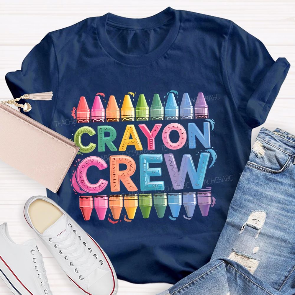 Crayon Crew Art Teacher T-shirt