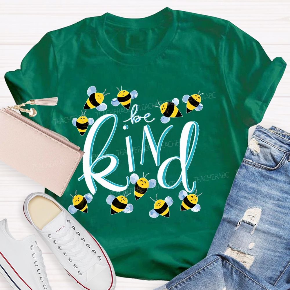Bee Kind Graphic Teacher T-shirt