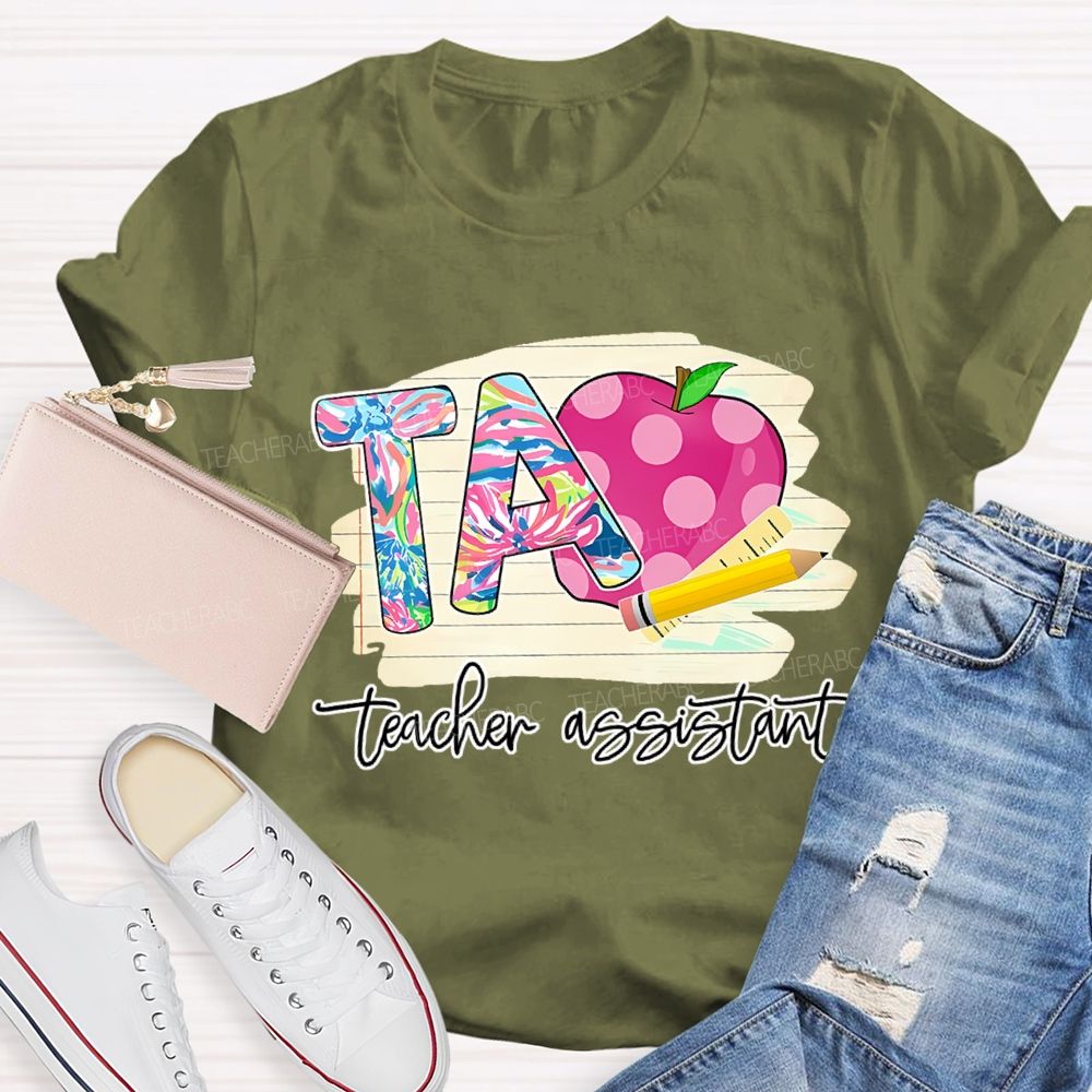 Teacher Assistant Graphic Teacher T-shirt