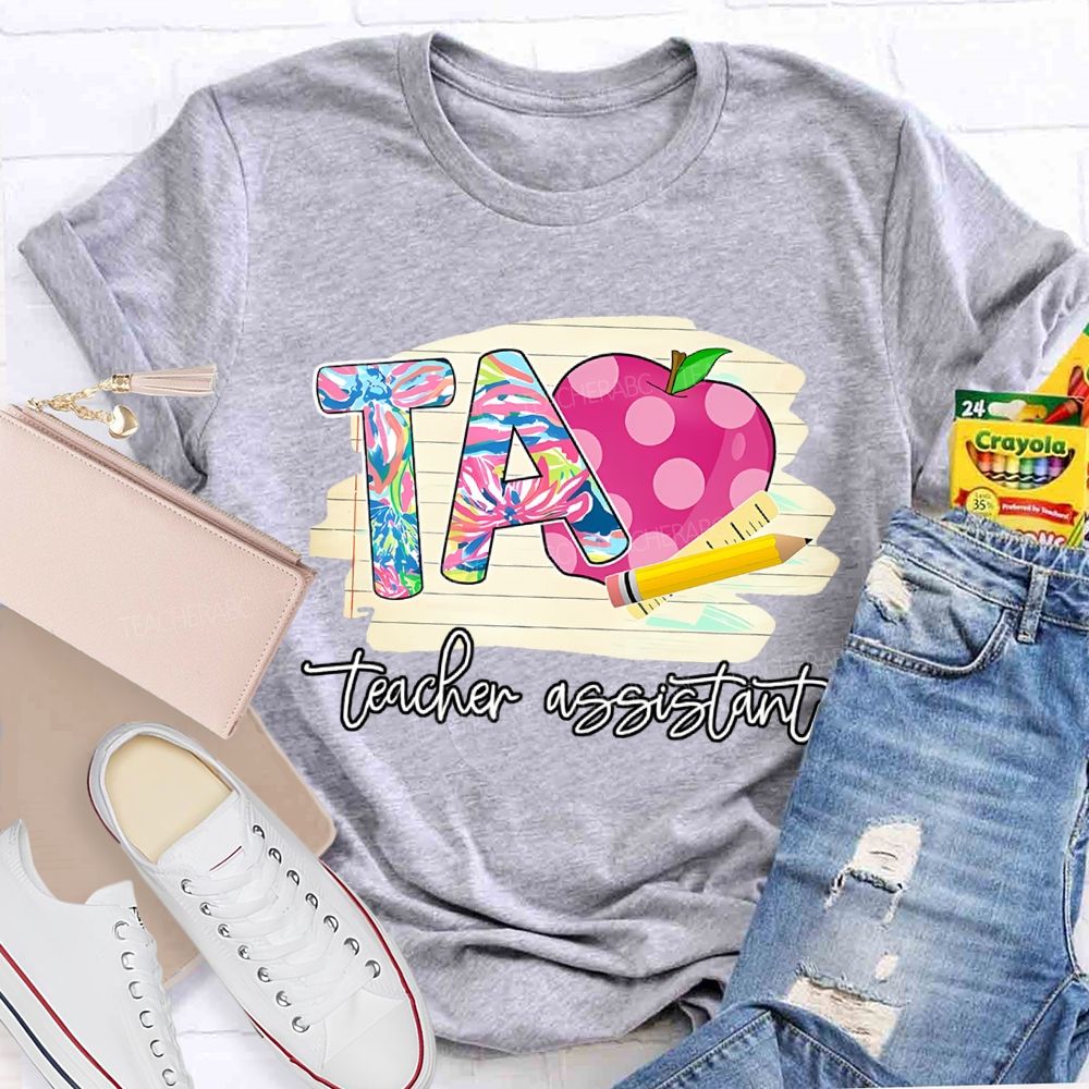 Teacher Assistant Graphic Teacher T-shirt