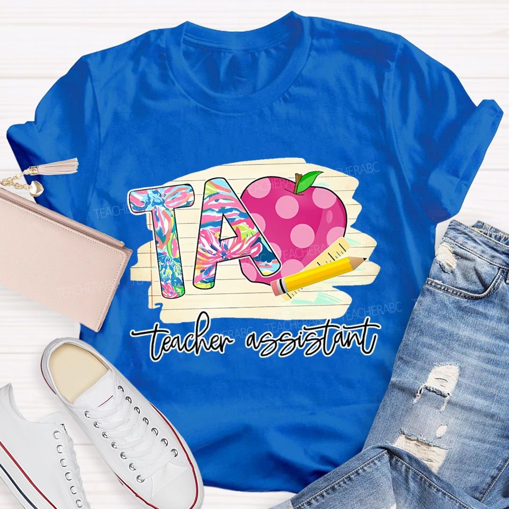 Teacher Assistant Graphic Teacher T-shirt