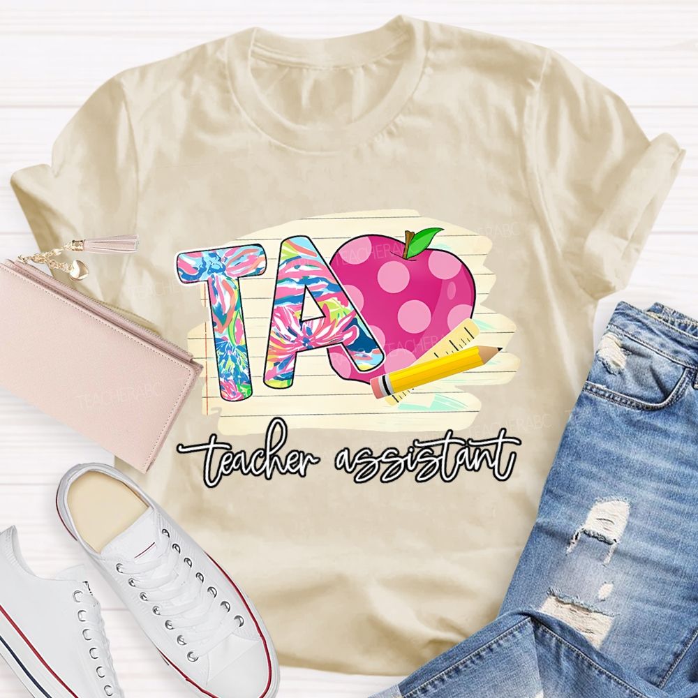 Teacher Assistant Graphic Teacher T-shirt