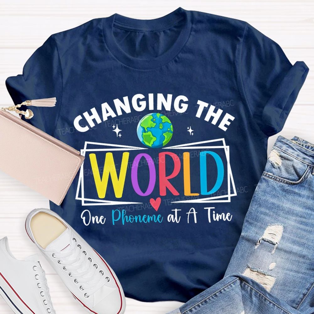 Changing The World One Phoneme At A Time T-shirt
