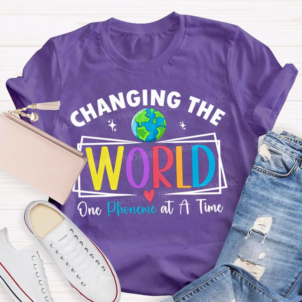 Changing The World One Phoneme At A Time T-shirt