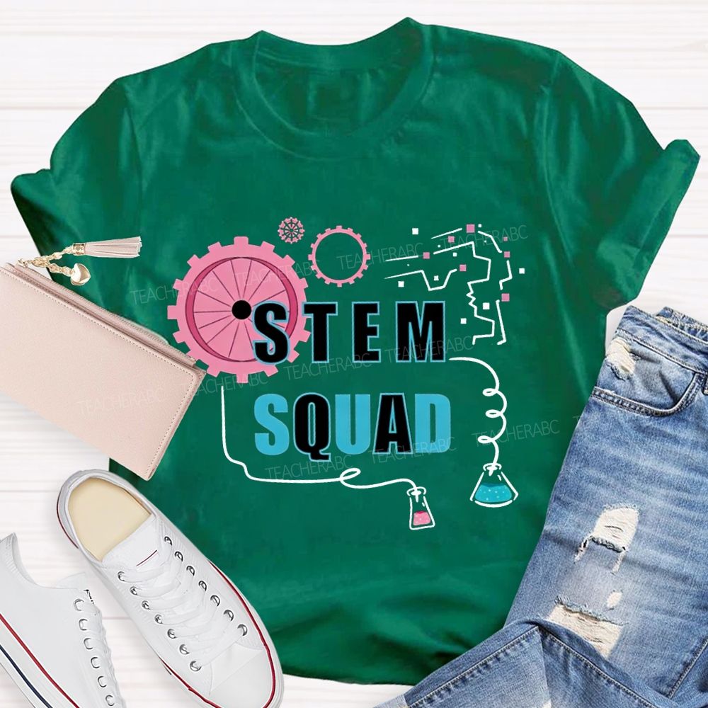 Stem Squad Scientific Experiments Teacher T-shirt
