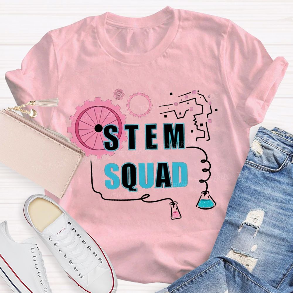 Stem Squad Scientific Experiments Teacher T-shirt