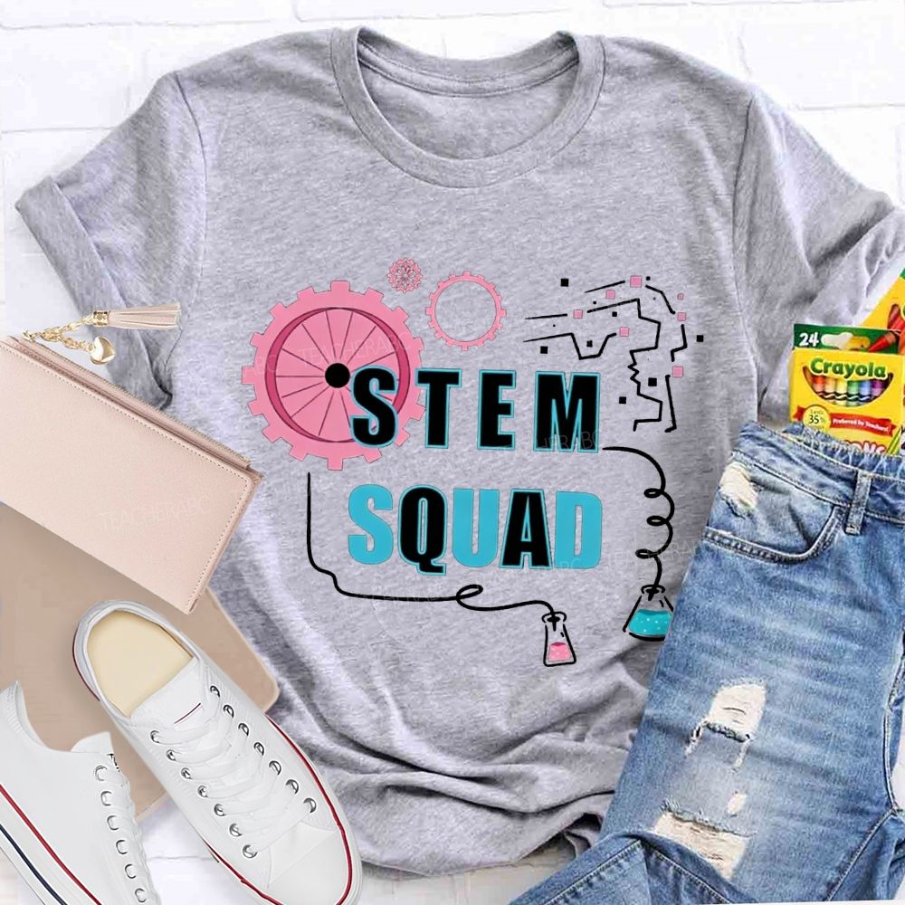 Stem Squad Scientific Experiments Teacher T-shirt